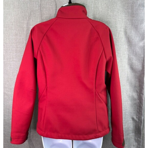 Columbia Titanium Softshell Fleece Lined Packable Women's Coat Size M Red Olive - Picture 7 of 14